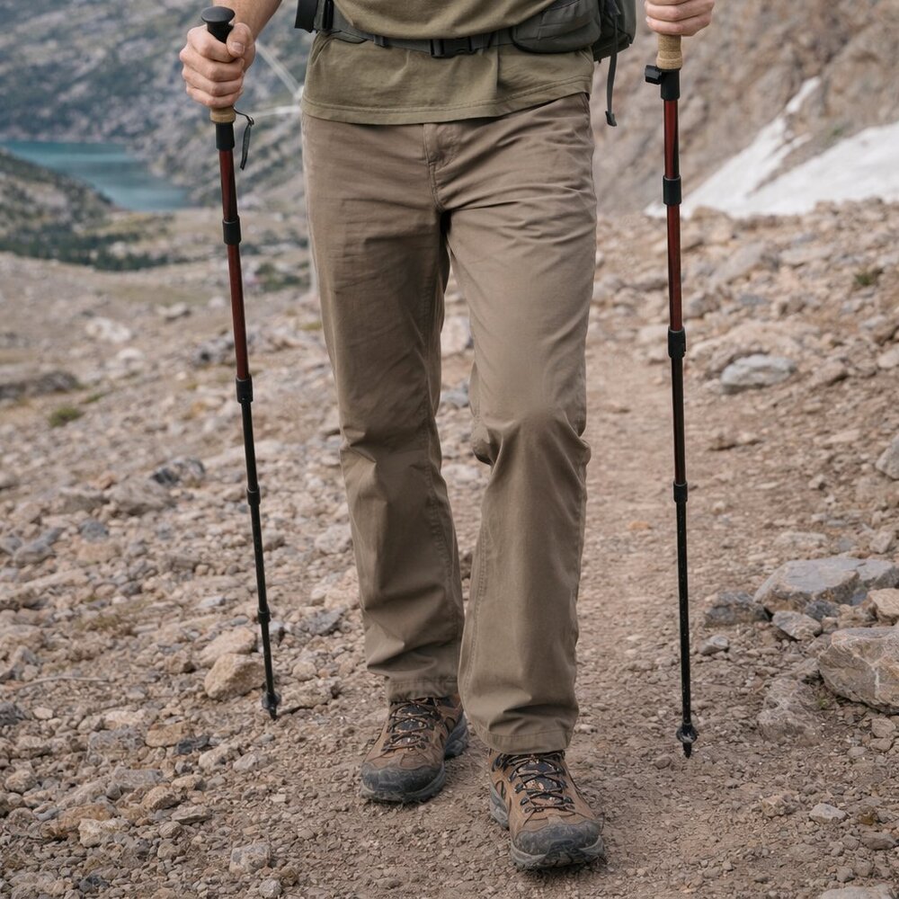 Men's Swiss Tech Outdoor/Hiking/Traveling Pants Green 34 X 34
